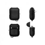 ⁦جراب لسماعة ابل اير بودز بشنكل لون أسود - UN-309⁩ - الصورة ⁦3⁩