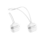 Silicone Protective Case with strap set for AirPods Pro White - UN-307