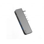 WiWU M X Pro 5-in-1 USB-C Hub Adapter For HUAWEI MateBook X Pro