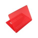 Protective Cover Ultra Thin Hard Shell 360 Protection For Macbook New Pro 15.4 inch A1707 - A1990  /  Clear Red Color