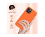 Back Cover For iphone 12 Pro Max - Orange - Image 8