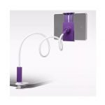 Flexible stand for mobile and iPad that fixes on the table, compatible with all devices - UN-210 - Purple