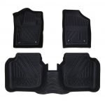 New shape 9D pedal for Skoda Rapid Spaceback  2014-2019 (3 pieces) / Black Color