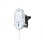 Wireless Magnetic Car Charger 15W Fast Charging Compatible iPhone 12, iPhone 12 Pro and iPhone 12 Pro Max - 968 - White