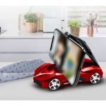 Mobile holder & Phone Number Holder installed on the dashboard for talking and driving easily and safely - NO.832 - Red