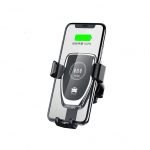 Wireless Charger Mobile holder For car compatible All mobile phones charge wireless - PT01 - Black