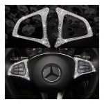 Steering wheel control buttons frame For Mercedes C Class 2015-2018 ( 2 Pieces )