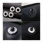 Cover Lock car door For Mercedes E 2016-2018 ( 4 Pieces) / Silver Color