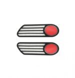 ⁦هوايه ديكور 2 قطعة للسياره مناسبة لكل انواع السيارات - HD-700 - اسود⁩ - الصورة ⁦5⁩