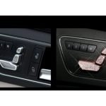 غطاء أزرار التحكم بمقعد السيارة  لمرسيدس  2016-2019 GLA ( 3 قطع ) / لون روز جولد