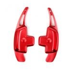 Cover Steering Wheel Paddles FOR MERCEDES C 2008-2014 / Red Color