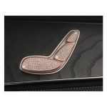 Cover car seat control buttons For Mercedes New C Class 2016-2019 ( 6 Pieces ) / Rose Gold Color