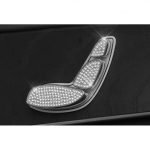 Cover car seat control buttons For Mercedes New C Class 2016-2019 ( 6 Pieces ) / Silver Color