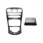 Center console cover For Mercedes C Class 2016-2019 / Carbon Color ( 2 Pieces )