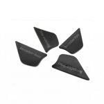 Car door handle cover set Inside For Mercedes New C Class & E Class 2016-2019  /  Black Color ( 4 Pieces )