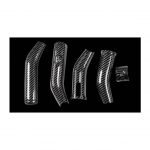 Transmission cover and signals  For Mercedes A Class 2020   ( 5 Pieces )  / Carbon  Color