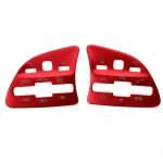 Cover for the control buttons in the car wheel For Mercedes  A Class 2020 / Red Color