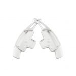 Cover Steering wheel paddles are compatible with Mercedes with shift paddles From Model 2010 To 2015 / Silver Color