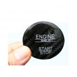 Engine start button cover For Mercedes New C Class 2016-2019 /  Black Carbon Color