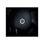 غطاء زر التحكم في مسند الرأس لمرسيدس   New C Class 2016-2019 ( 2 قطع ) / لون فضي