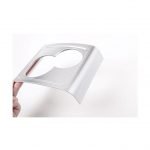 Rear console cup holder cover For Mercedes New E Class 2016-2019 / Silver Color