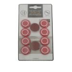 Car Door Protection 8 Pieces Bumper anti-shock and scratches for all Cars - 6120 - Red