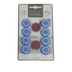 Car Door Protection 8 Pieces Bumper anti-shock and scratches for all Cars - 6120 - Blue