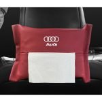 Car tissue box for Audi - TK100 - Dark Red Color