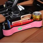 Car Seat Side Organizer and Cup Holder Multifunctional 2 Piece for Land Rover - CSB - Pink
