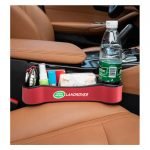 Car Seat Side Organizer and Cup Holder Multifunctional 2 Piece for Land Rover - CSB - Red