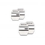 Cover Lock car door For Mercedes New E Class 2016-2019 ( 4 Pieces) / Silver Color