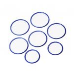 Inner frame for air conditioning vents For Mercedes New C Class 2016-2019 / Blue Color ( 7 Pieces )