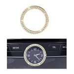 Car clock frame For Mercedes New E Class 2016-2019 / Gold Color