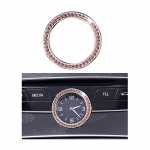 Car clock frame For Mercedes New E Class 2016-2019 / Rose Gold Color