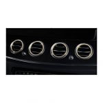 Inner frame for air conditioning vents For Mercedes New E Class 2016-2019 /  Gold Color ( 4 Pieces )