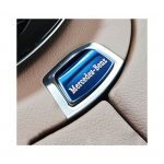 Center console opening button cover For Mercedes New E Class 2016-2019 /  Blue Color