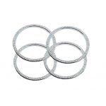 Inner frame for air conditioning vents For Mercedes New E Class 2016-2019 / Silver Color ( 4 Pieces )