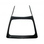 Car Armrest Rear Console Decoration Frame For Mercedes New E Class 2016-2019 / Carbon Color