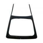 Car Armrest Rear Console Decoration Frame For Mercedes New E Class 2016-2019 / Glossy Black Color