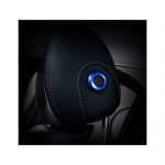 غطاء زر التحكم في مسند الرأس لمرسيدس   New E Class 2016-2019 ( 2 قطع ) / لون ازرق