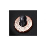 Cover Lock car door For Mercedes New E Class 2016-2019  ( 4 Pieces) / Rose Gold Color