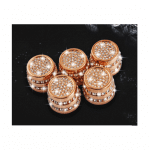 كفر للتحكم في اتجاه ريش التكييف لمرسيدس   New C Class 2016-2019  / لون روز جولد ( 5 قطع )