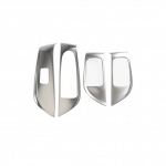 Control buttons frame for windows and car mirrors For Mercedes New E Class 2016-2019 ( 4 Pieces )  / Silver Color