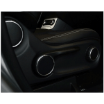 غطاء زر تعديل مقعد السيارة لمرسيدس GLA 2016-2019  / لون فضي ( 3 قطعة )