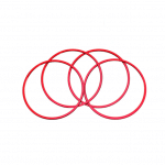 Car rim accessories For Mercedes GLA 2016-2019 / Red Color  ( 4 Pieces )