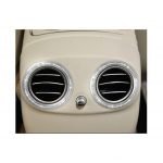 Outer Rear air conditioner vents frame For Mercedes  E Class 2019-2020 ( 2 Pieces ) / Silver Color