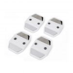 Cover Lock car door For Mercedes A Class 2020  / White Color ( 4 Pieces)