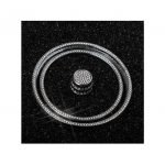 Interior and exterior cover and side air conditioning control for the car For Mercedes New E Class 2016-2019 / Silver Color ( 6 Pieces )