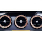 Outer frame for air conditioning vents For Mercedes New C Class 2016-2019 / Rose Gold Color ( 5 Pieces )
