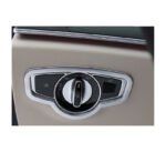 ⁦اطار خاجي لزرار التحكم في كشاف السيارة لمرسيدس  New E Class 2016-2019 / لون فضي⁩ - الصورة ⁦3⁩